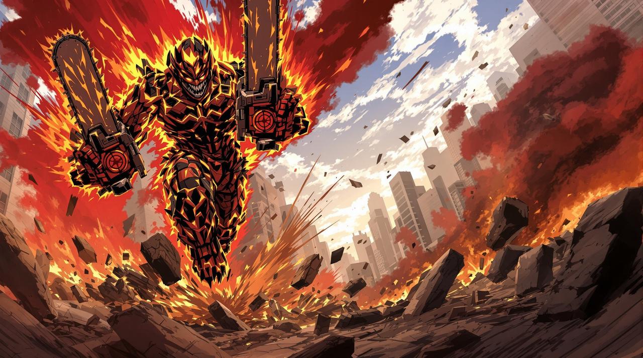 四库影院 电锯人 第二季 - 电次面对全新的恶魔威胁，血之恶魔的力量觉醒，战斗再升级。