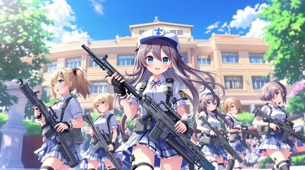 四库影院 蔚蓝档案 动画版 - 基沃托斯学园都市的日常与非日常，少女们的青春与战斗物语。